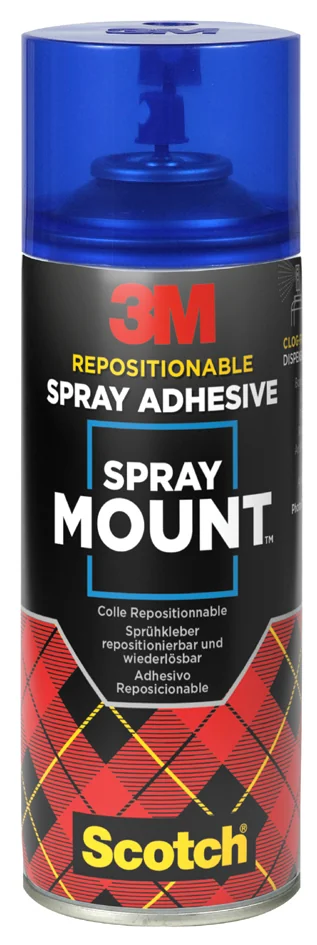 3M Scotch Colle en spray SPRAY MOUNT, permanent, 400 ml