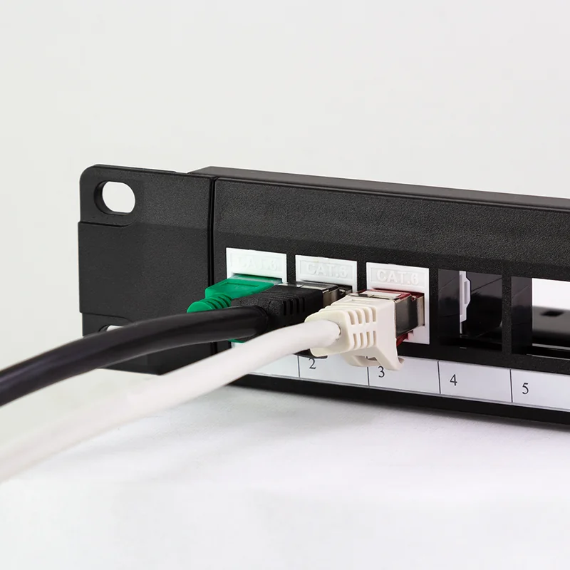 LogiLink Panneau de brassage 19' Keystone, 24 ports, noir