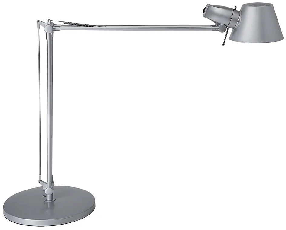MAUL Lampe de bureau à LED MAULrock, socle, argent