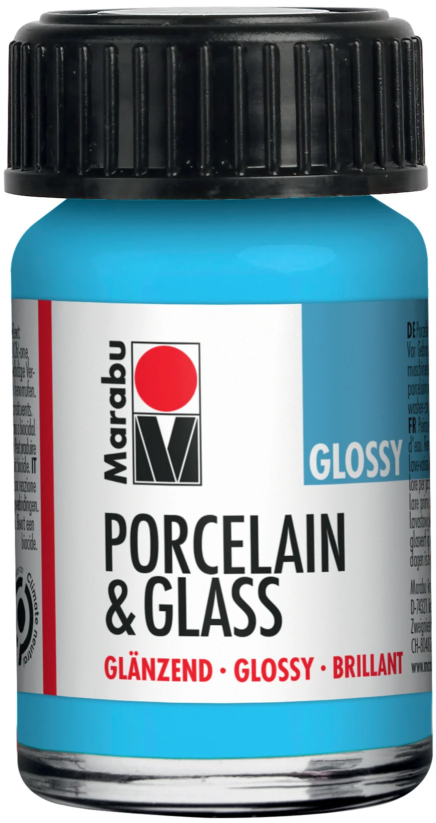 Marabu Peinture 'Porcelain & Glass', brillant, 15 ml, jaune