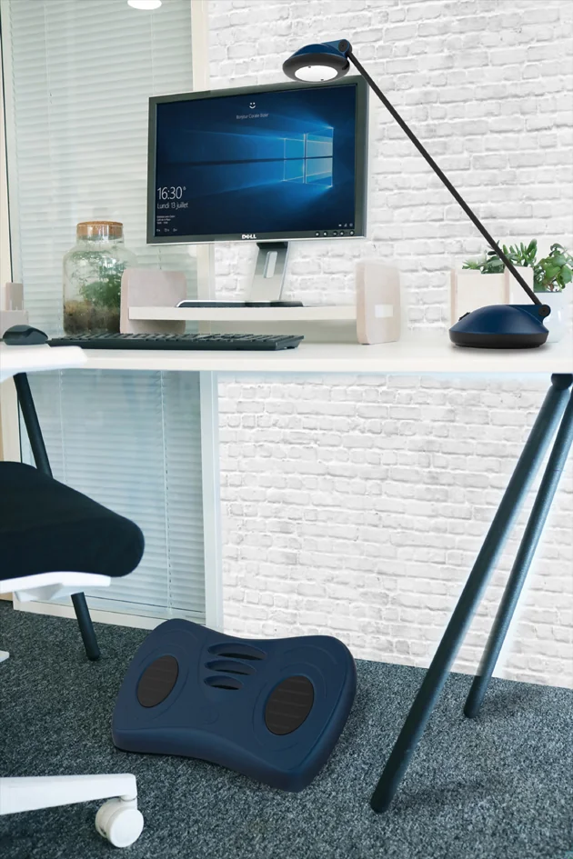 UNILUX Lampe LED de bureau JOKERLED OCEANIS, bleu/noir Grand Paris Fournitures UNILUX Lampe LED de bureau JOKERLED OCEANIS, bleu/noir – Image 5