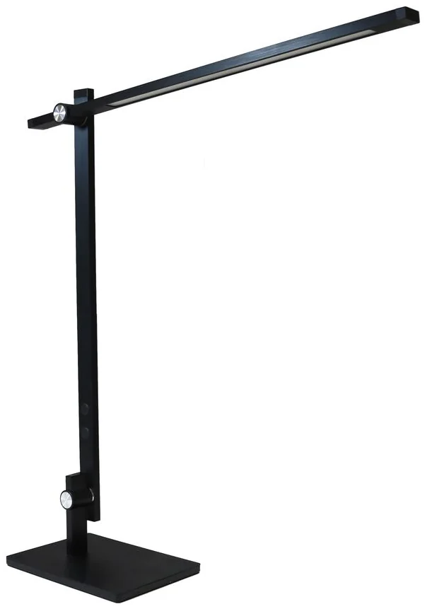 UNILUX Lampe LED de bureau LUMILIGHT, socle, noir