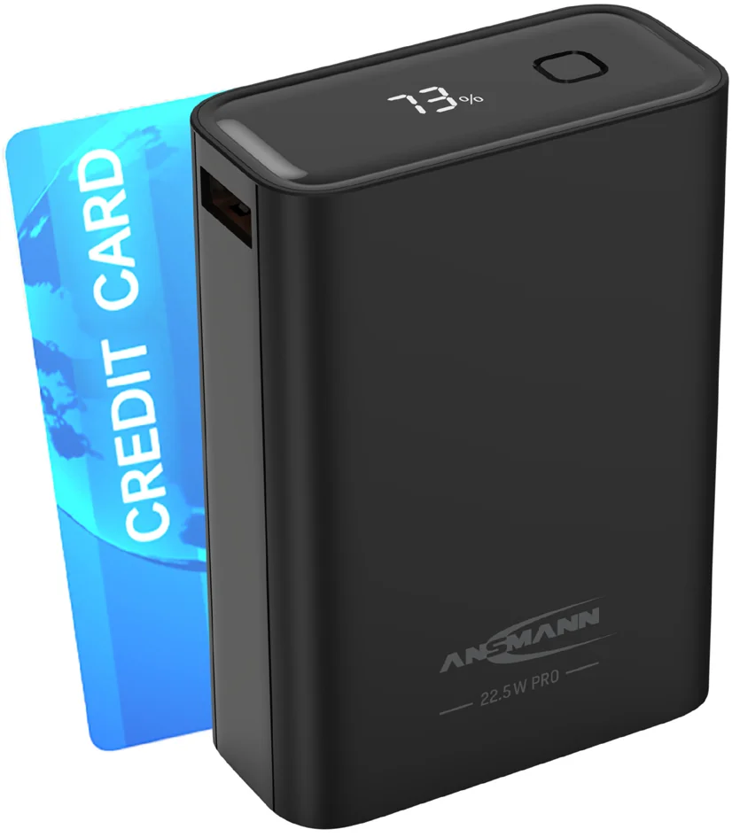 ANSMANN Powerbank PB222PD, 20 000 mAh, noir