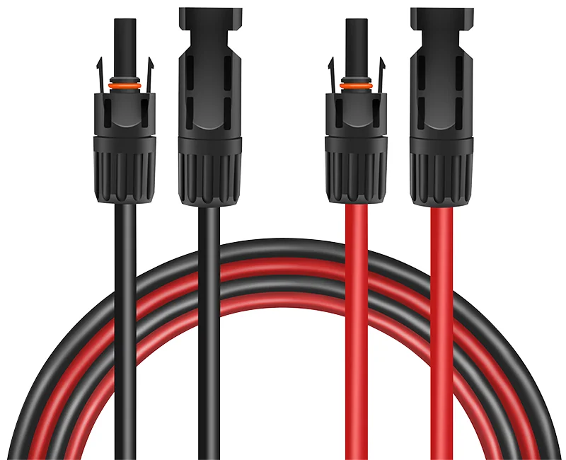 LogiLink Set de rallonges pour panneau solaire, 3,0 m