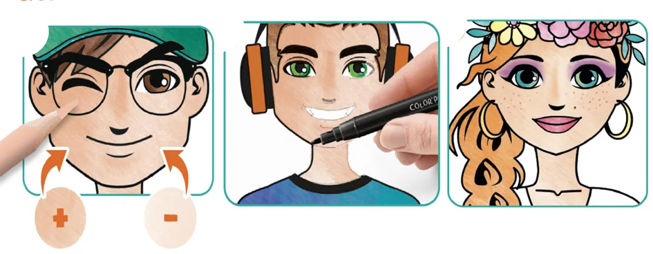 Maped Creativ Machine à dessiner lumineuse AVATAR STUDIO