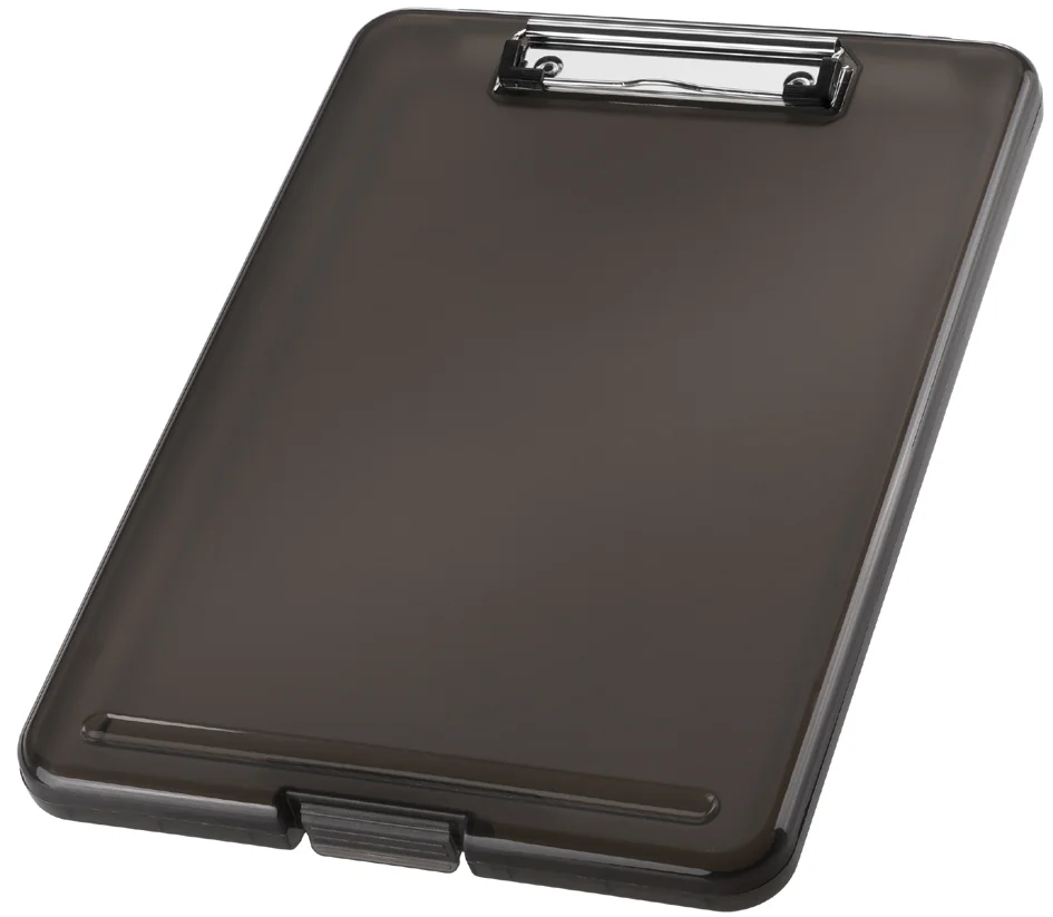 helit Porte-bloc avec compartiment 'the clip', A4, blanc