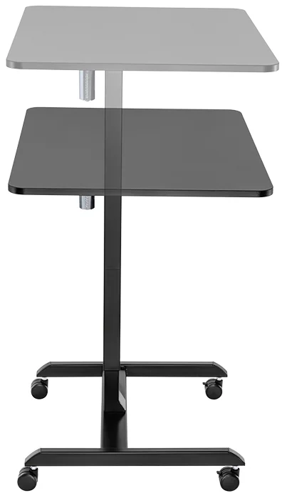 LogiLink Bureau d'ordinateur réglable, électrique, noir