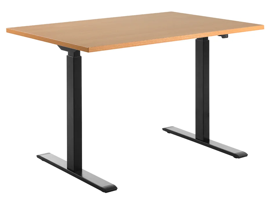 Topstar Bureau réglable en hauteur, (L)1.200 mm, noir/blanc