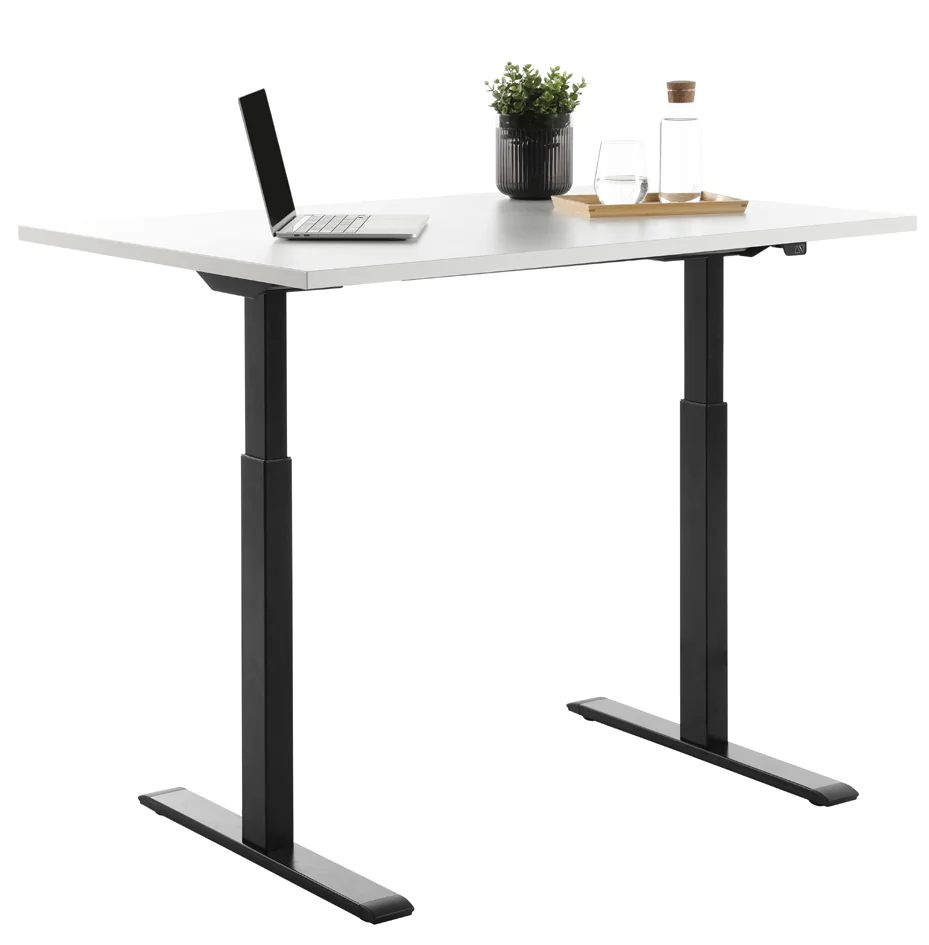 Topstar Bureau réglable en hauteur, (L)1.200 mm, noir/gris Grand Paris Fournitures Topstar Bureau réglable en hauteur, (L)1.200 mm, noir/gris – Image 5