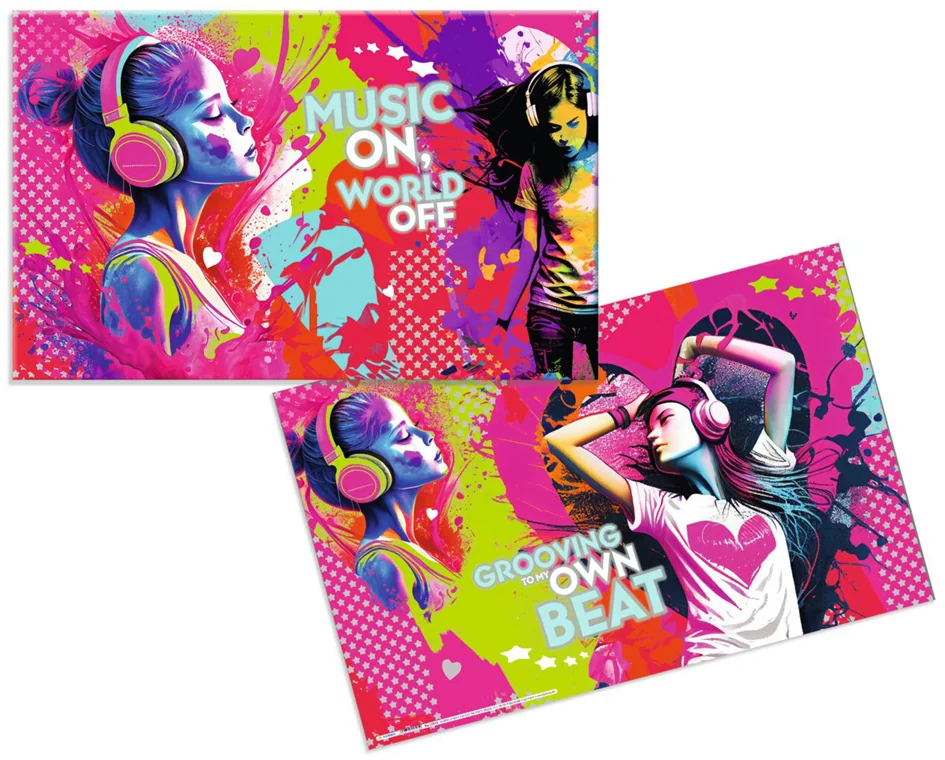 HERMA Sous-main 'Music Girl', (L)550 x (H)350 mm