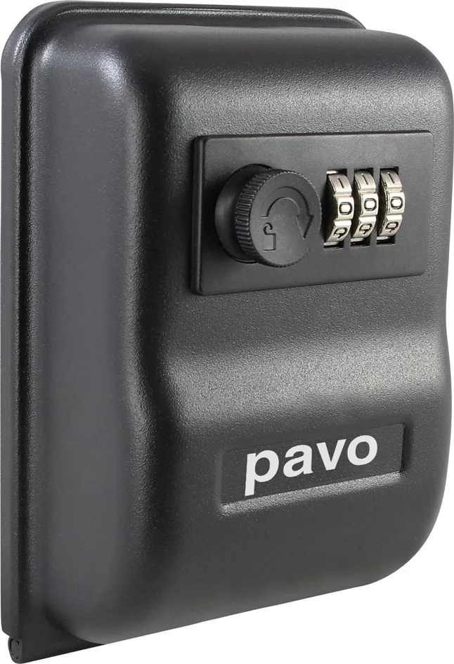 pavo Boîte à clé, pour 1 clé, noir mat