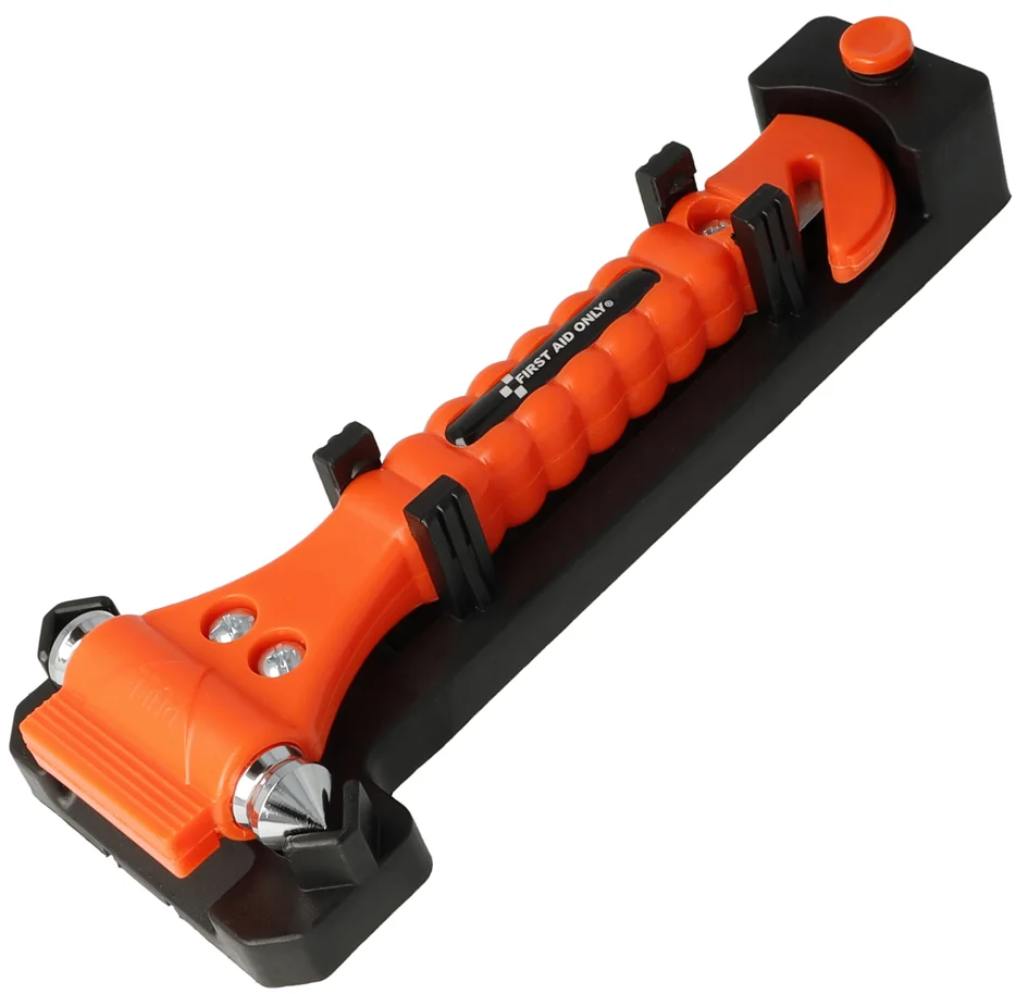FIRST AID ONLY Marteau de secours 2 en 1, orange