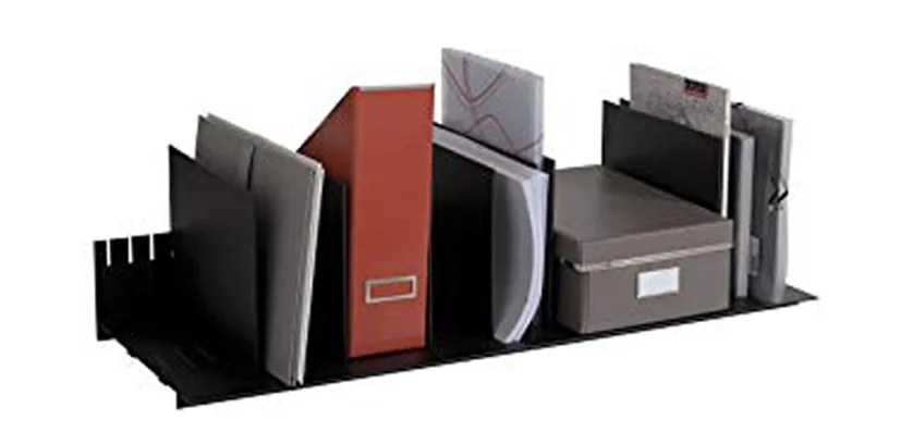 PAPERFLOW Trieur à cases flexibles, noir, 1.010 mm Grand Paris Fournitures PAPERFLOW Trieur à cases flexibles, noir, 1.010 mm – Image 3