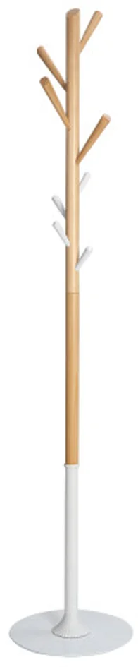 ALBA Portemanteau 'PMTREE', hauteur: 1.750 mm, hêtre/blanc