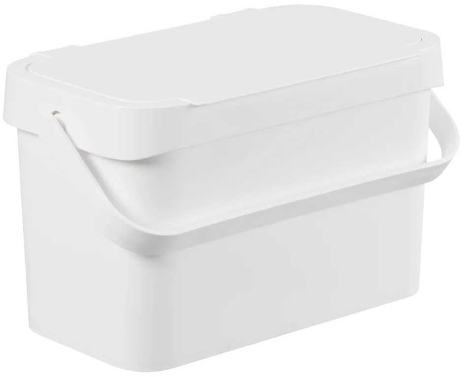 smartstore Poubelle bio 'Collect Biowaste', 5 L, blanc