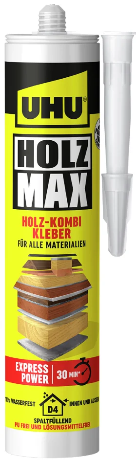 UHU Colle constructions bois HOLZ MAX EXPRESS POWER, 100 g
