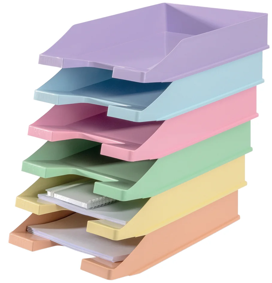 HAN Corbeille à courrier KLASSIK, polystyrène, jaune pastel Grand Paris Fournitures HAN Corbeille à courrier KLASSIK, polystyrène, jaune pastel – Image 9