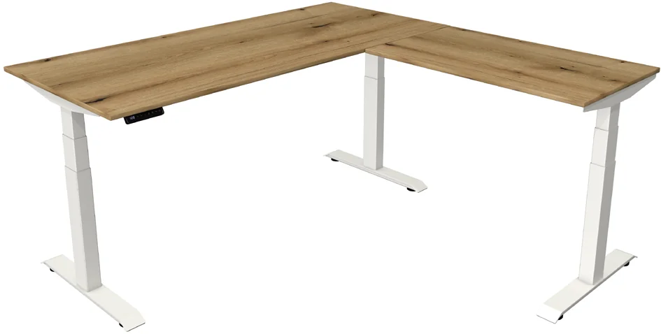 kerkmann Bureau réglable en hauteur Move 4 avec extension Grand Paris Fournitures kerkmann Bureau réglable en hauteur Move 4 avec extension – Image 3