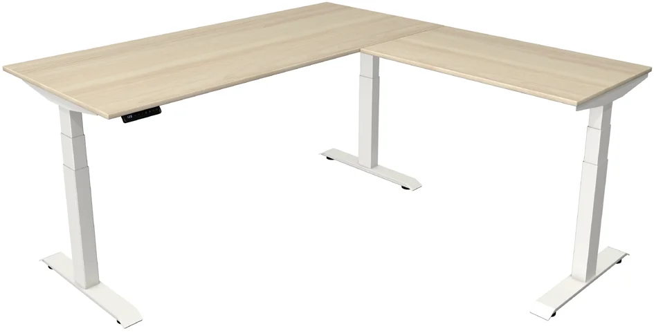 kerkmann Bureau réglable en hauteur Move 4 avec extension Grand Paris Fournitures kerkmann Bureau réglable en hauteur Move 4 avec extension – Image 2