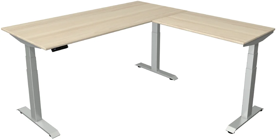 kerkmann Bureau réglable en hauteur Move 4 avec extension Grand Paris Fournitures kerkmann Bureau réglable en hauteur Move 4 avec extension – Image 3