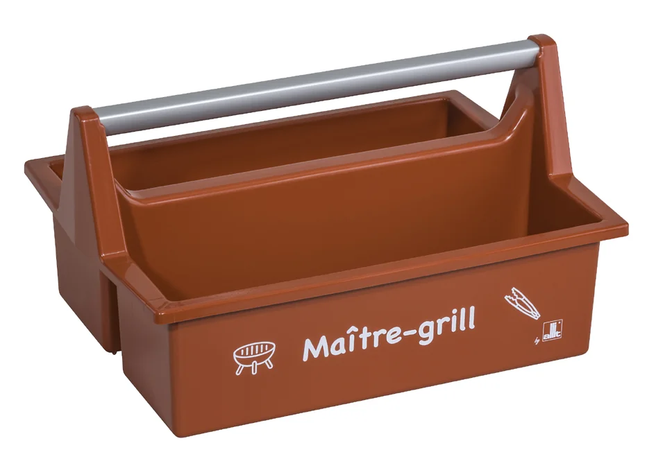 allit Caisse de transport McPlus Carry 'Maître-grill', brun