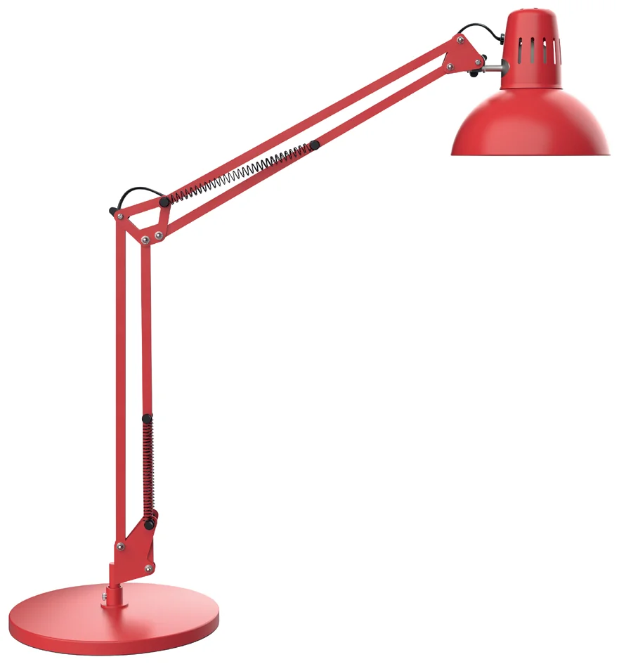 MAUL Lampe de bureau à LED MAULstudy, avec pied, rouge Grand Paris Fournitures MAUL Lampe de bureau à LED MAULstudy, avec pied, rouge – Image 3