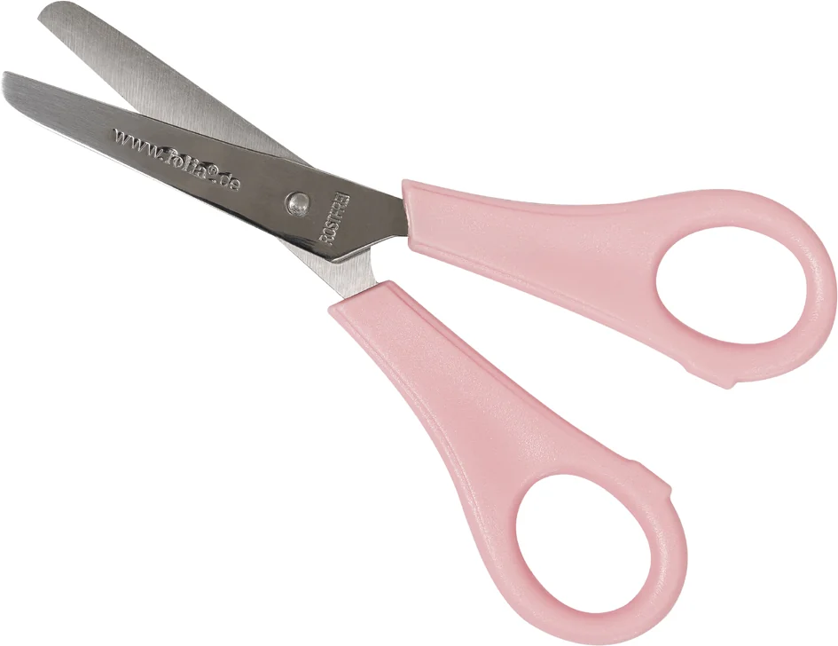 folia Ciseaux pour enfants, rond, pour droitiers