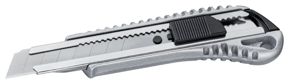 WESTEX Cutter, alu coulé sous pression, lame: 18 mm, argent