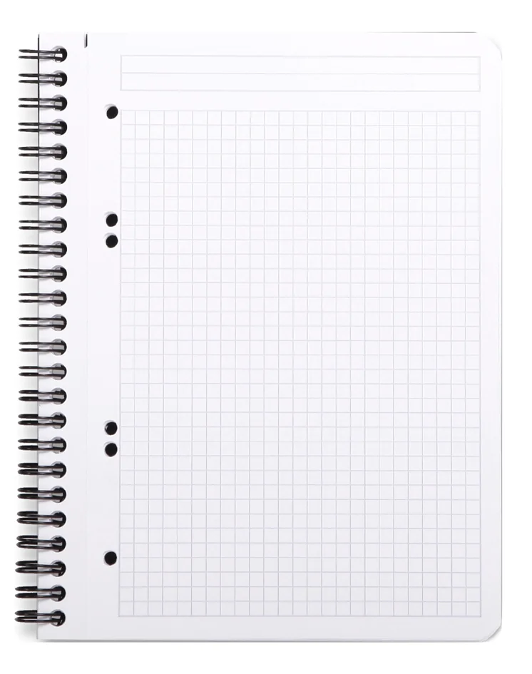 RHODIA Cahier à spirale GREENBOOK, A5+, quadrillé, noir Grand Paris Fournitures RHODIA Cahier à spirale GREENBOOK, A5+, quadrillé, noir – Image 5