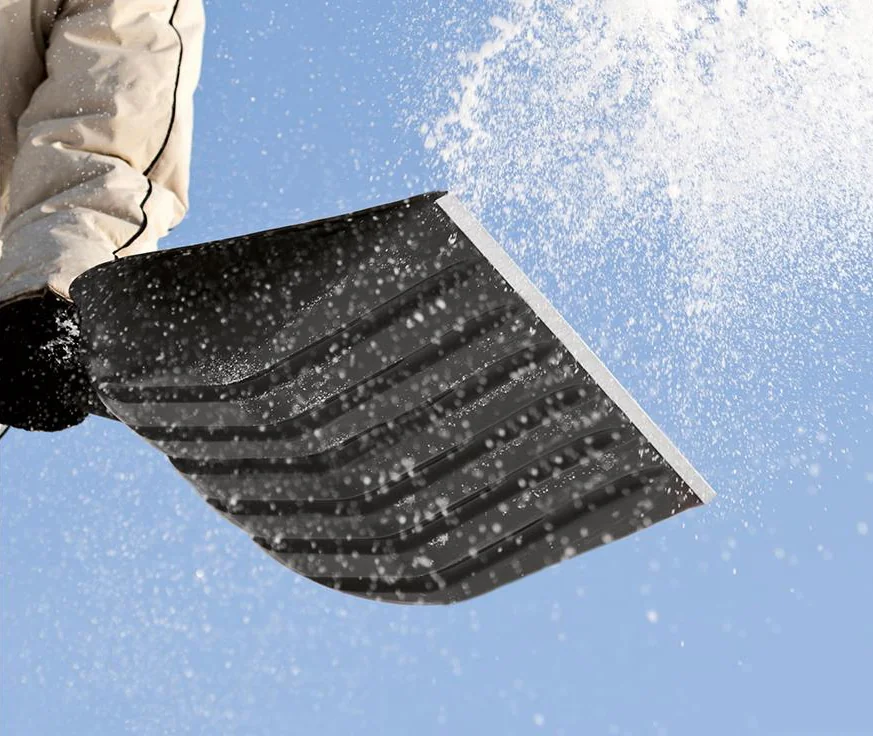 EDA Pelle à neige avec manche en aluminium, largeur: 400 mm