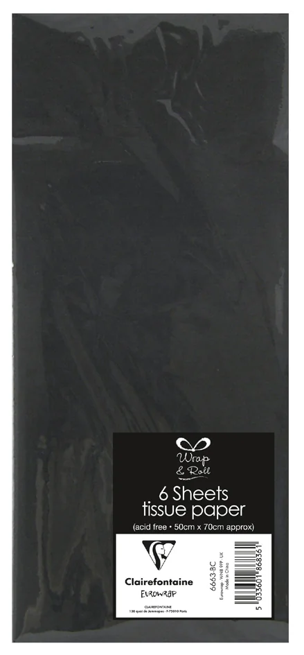 Clairefontaine Papier de soie, (l)500 x (H)700 mm,bleu clair