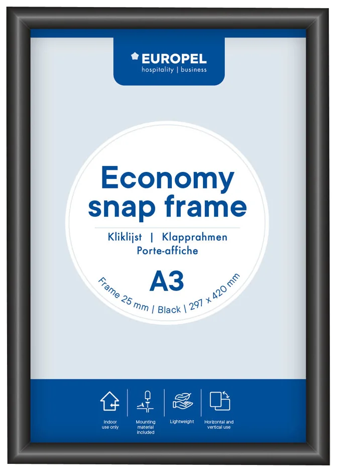 EUROPEL Film antireflet pour cadre porte-affiche, A4, 0,5 mm