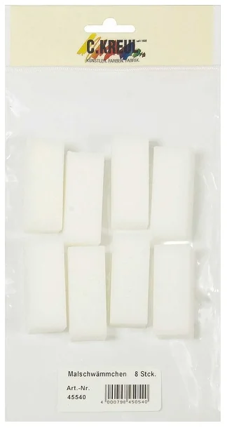 KREUL Eponge pour peinture, kit de 8