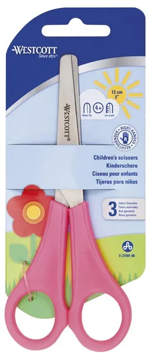 WESTCOTT Ciseaux de bricolage pour enfants, bleu