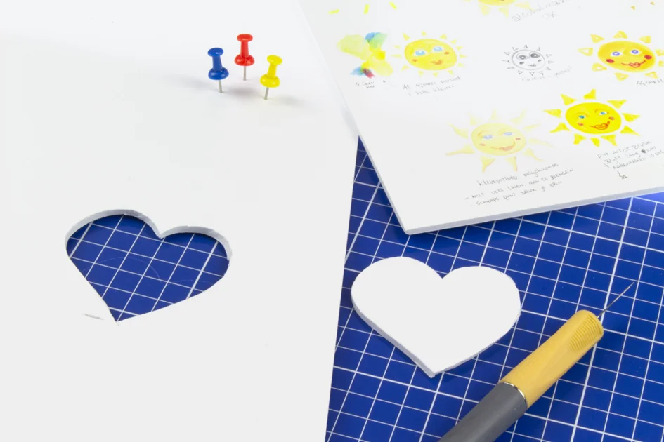 kangaro Carton plume, A3, épaisseur: 5 mm, blanc