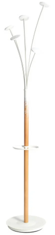 ALBA Portemanteau 'FESTIVAL', hauteur: 1.870 mm, hêtre/blanc