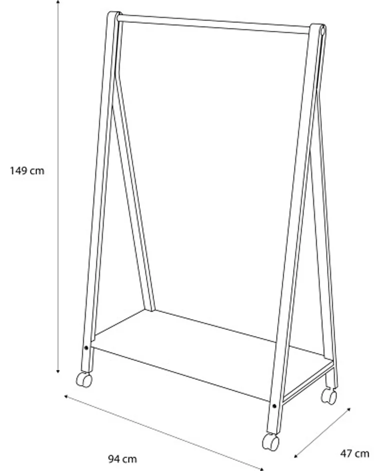 ALBA Vestiaire 'SLEEK', mobile, (H)1.490 mm, bois / blanc Grand Paris Fournitures ALBA Vestiaire 'SLEEK', mobile, (H)1.490 mm, bois / blanc – Image 4