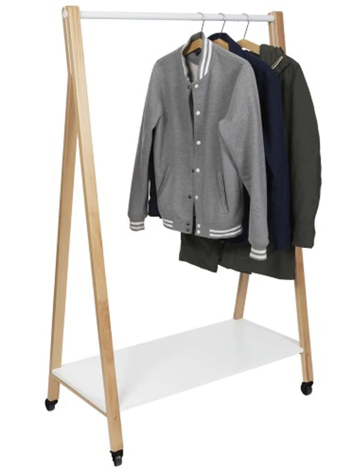 ALBA Vestiaire 'SLEEK', mobile, (H)1.490 mm, bois / blanc Grand Paris Fournitures ALBA Vestiaire 'SLEEK', mobile, (H)1.490 mm, bois / blanc – Image 5