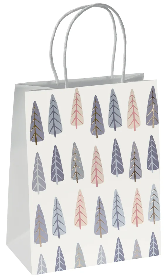 sigel Sac cadeau de Noël 'Pine Trees', petit