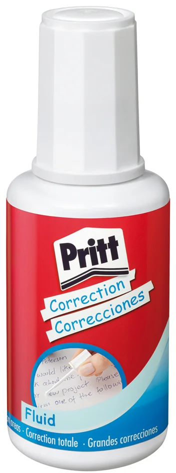 Pritt Liquide de correction 'Correction Fluid', 20 ml, blanc