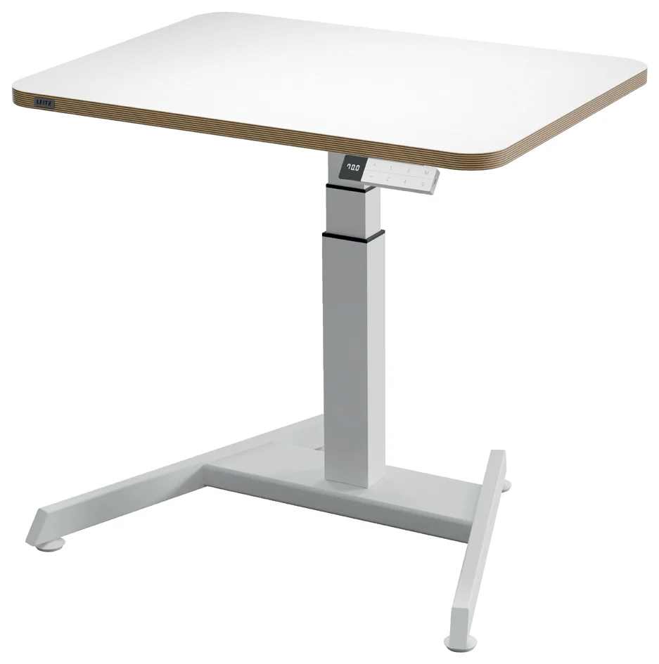 LEITZ Bureau assis-debout Ergo Compact, électrique, blanc