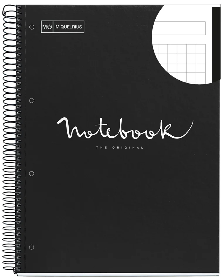 MIQUELRIUS Cahier à spirale 'Notebook EMOTIONS', A4, rouge