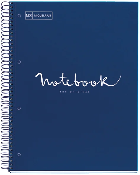 MIQUELRIUS Cahier à spirale 'Notebook EMOTIONS', A4, bleu