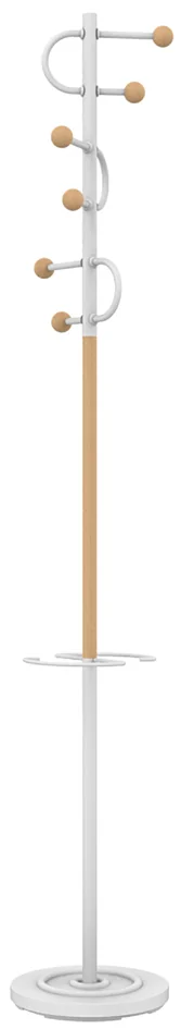 UNiLUX Portemanteau STUDIO, hauteur: 1.750 mm, blanc/vert