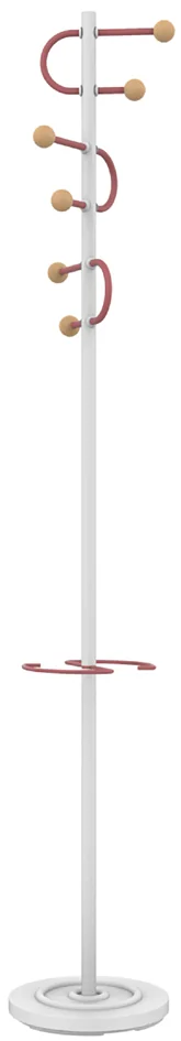 UNiLUX Portemanteau STUDIO, hauteur: 1.750 mm, blanc/vert Grand Paris Fournitures UNiLUX Portemanteau STUDIO, hauteur: 1.750 mm, blanc/vert – Image 5