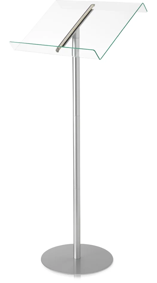 deflecto Pupitre, transparent/argent