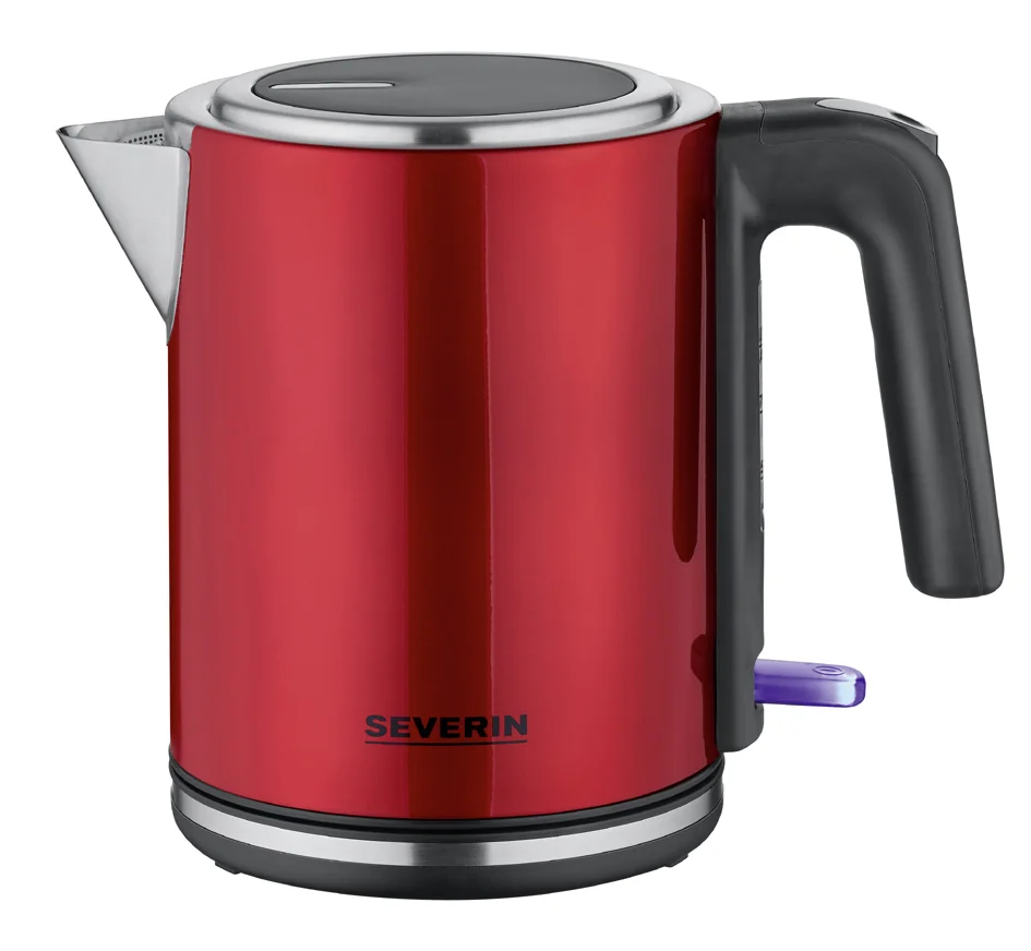 SEVERIN Bouilloire WK 3427, 1 litre, inox/rouge