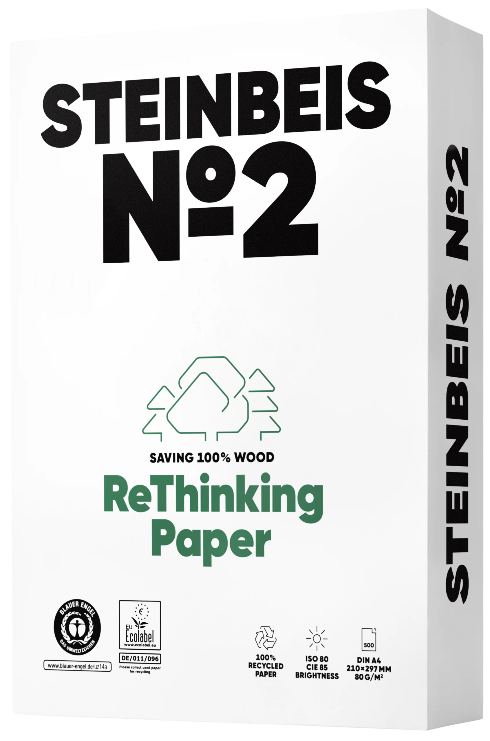 Steinbeis Papier multifonction No.2, A4, 80 g/m2, blanc