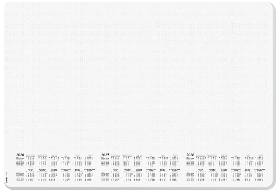 sigel Sous-main bloc papier 'Dotted', 420 x 297 mm