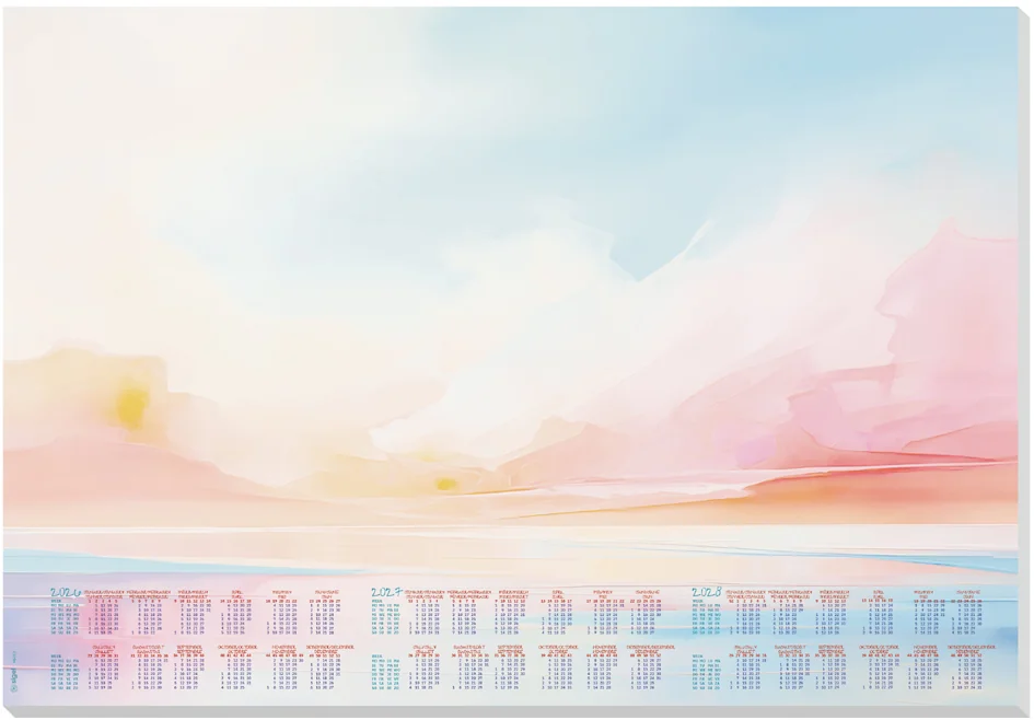 sigel Sous-mains bloc papier 'Magic Sunset', 595 x 410 mm